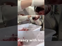 Máquina manual comercial de aço inoxidável da salsicha 7L