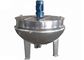 LMJK Food Processing Machine Vertical Stainless Steel Jacketed Kettle With Blender / Cover