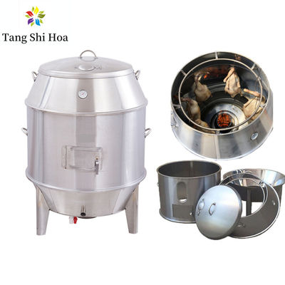 Assado de aço inoxidável Duck Oven Chicken Roasting Machine 500 graus de temperatura