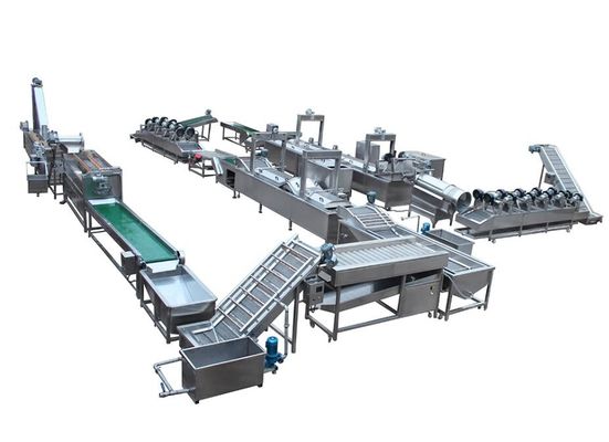 Linha de produção automática das batatas fritas do equipamento da transformação de produtos alimentares do petisco/microplaquetas de batata