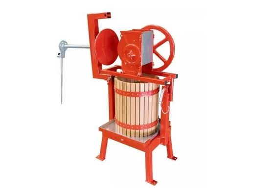 Máquina manual da trasformação de frutos, máquina da imprensa do fruto com cubeta de madeira